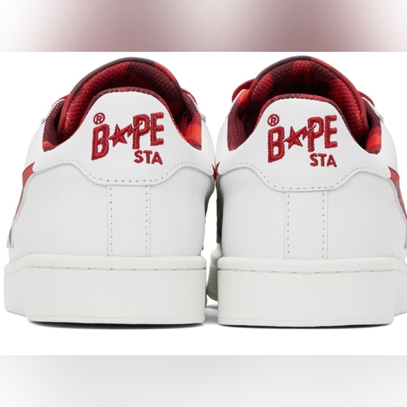 Bape Sta Red Sneakers -NWT - Picture 4 of 7